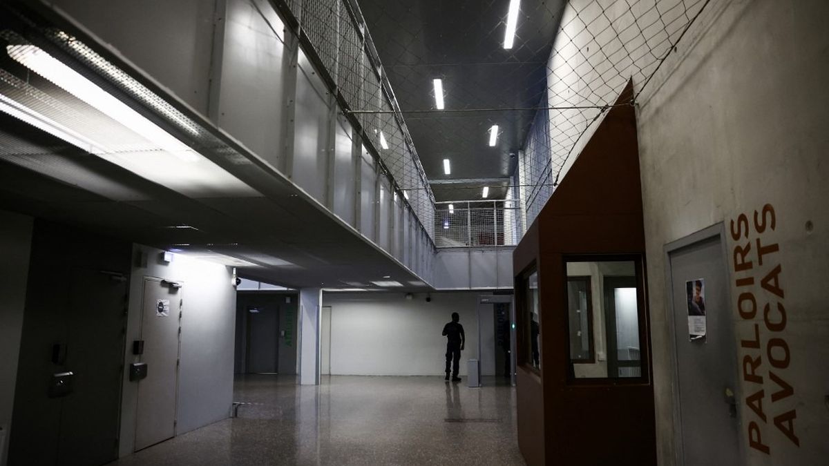 Scène d’un établissement pénitentiaire en France