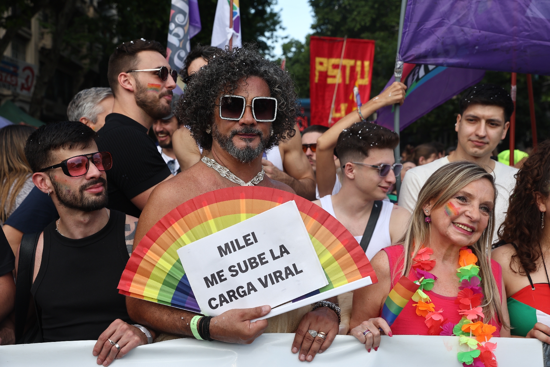Manifestation des droits LGBTQ à Buenos Aires