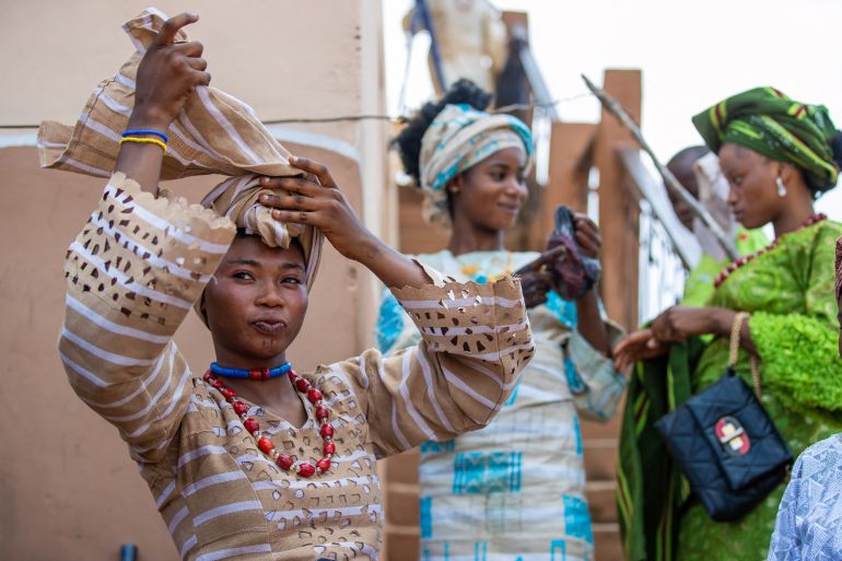 Célébration communautaire au Nigeria