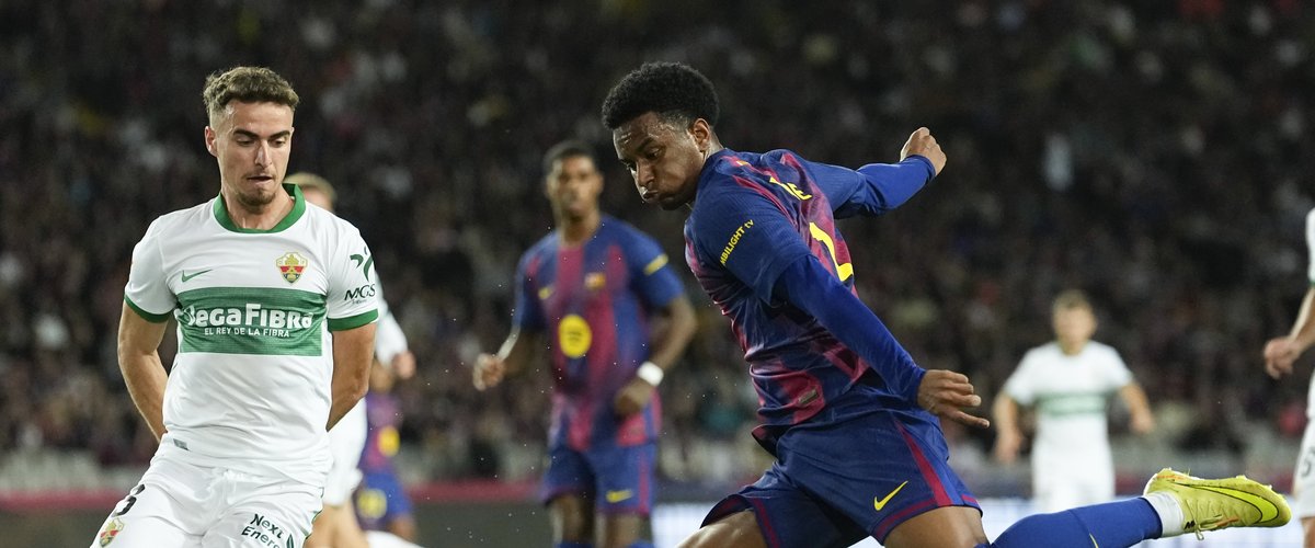 Barcelone sur le terrain à Montjuïc