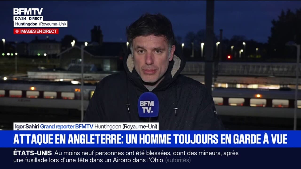 Intervention policière dans un train britannique après l'attaque