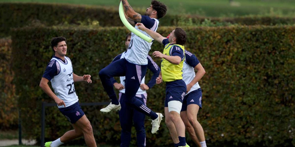 Rugby XV de France face à l’Afrique du Sud