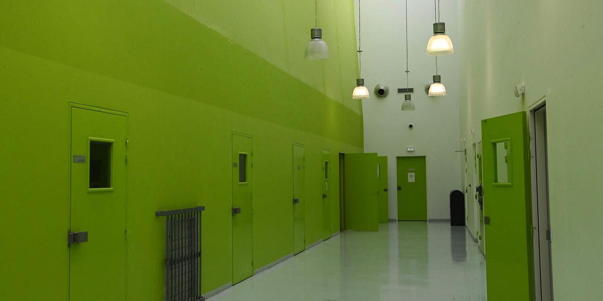 Vue générale d un quartier de haute securite Vendin le Vieil