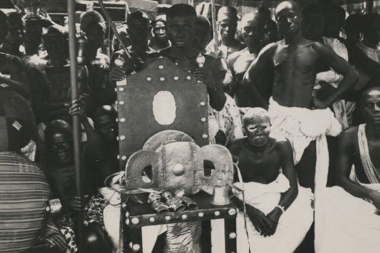 Trône d'or des Ashanti (Archives nationales du Royaume-Uni)