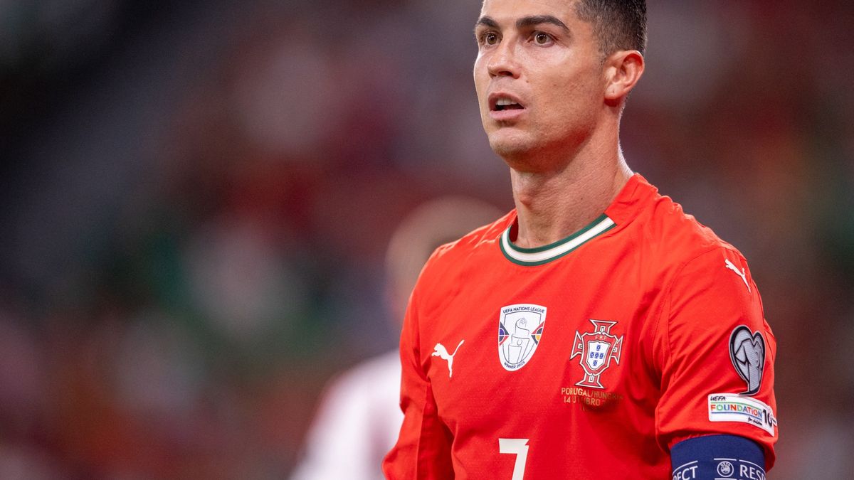 Cristiano Ronaldo lors d'un forum à Riyad