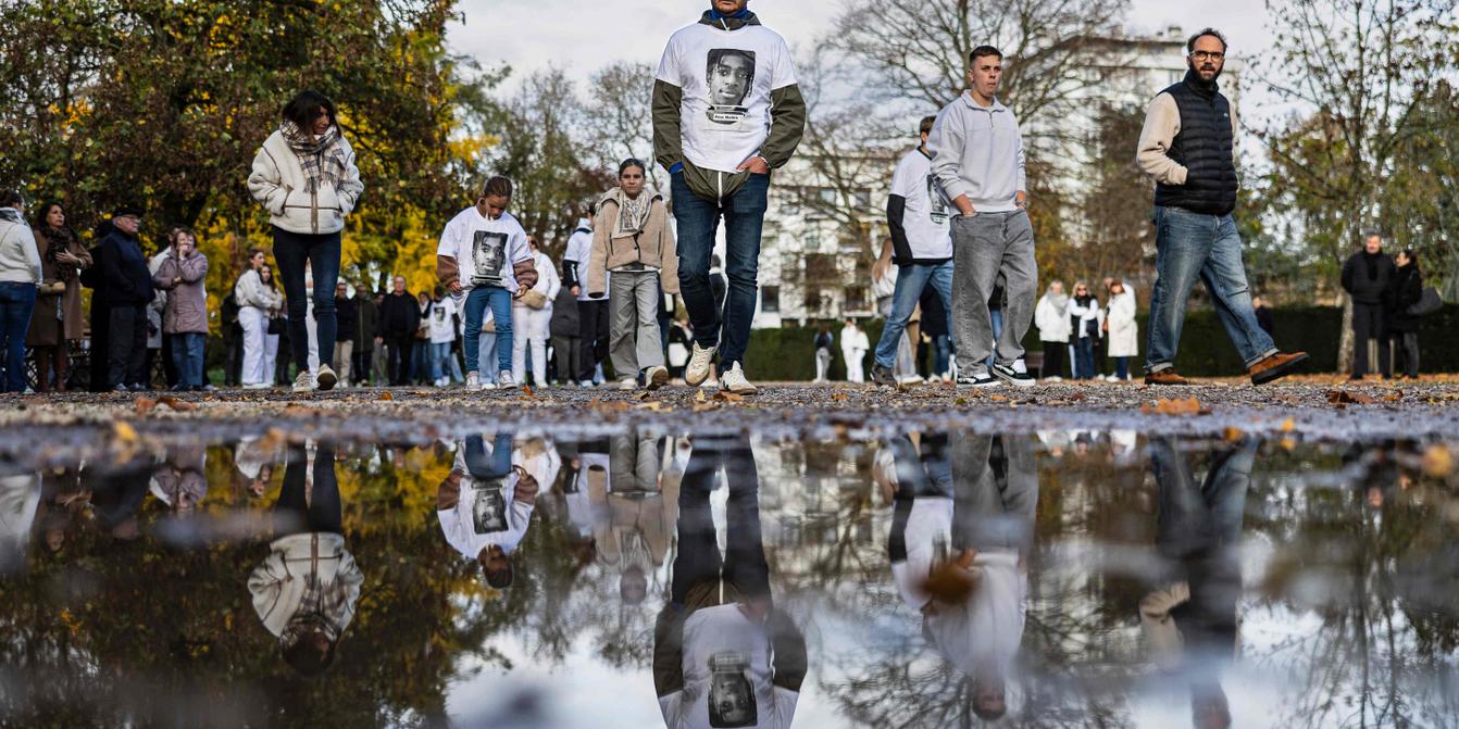 Cortège à Saint-Omer en hommage à Mathis