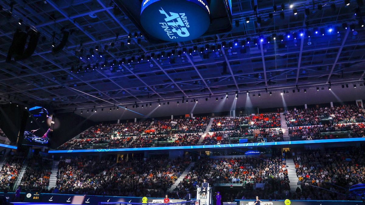 Vue générale des finales ATP de Turin