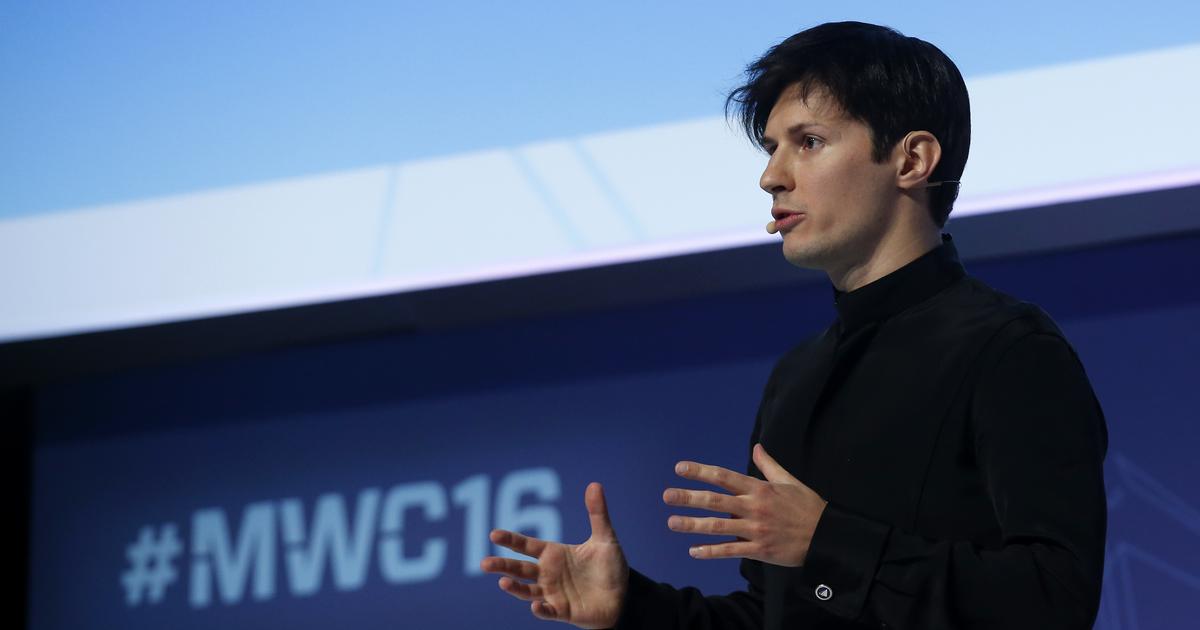 Pavel Durov lors d'un déplacement lié à Telegram